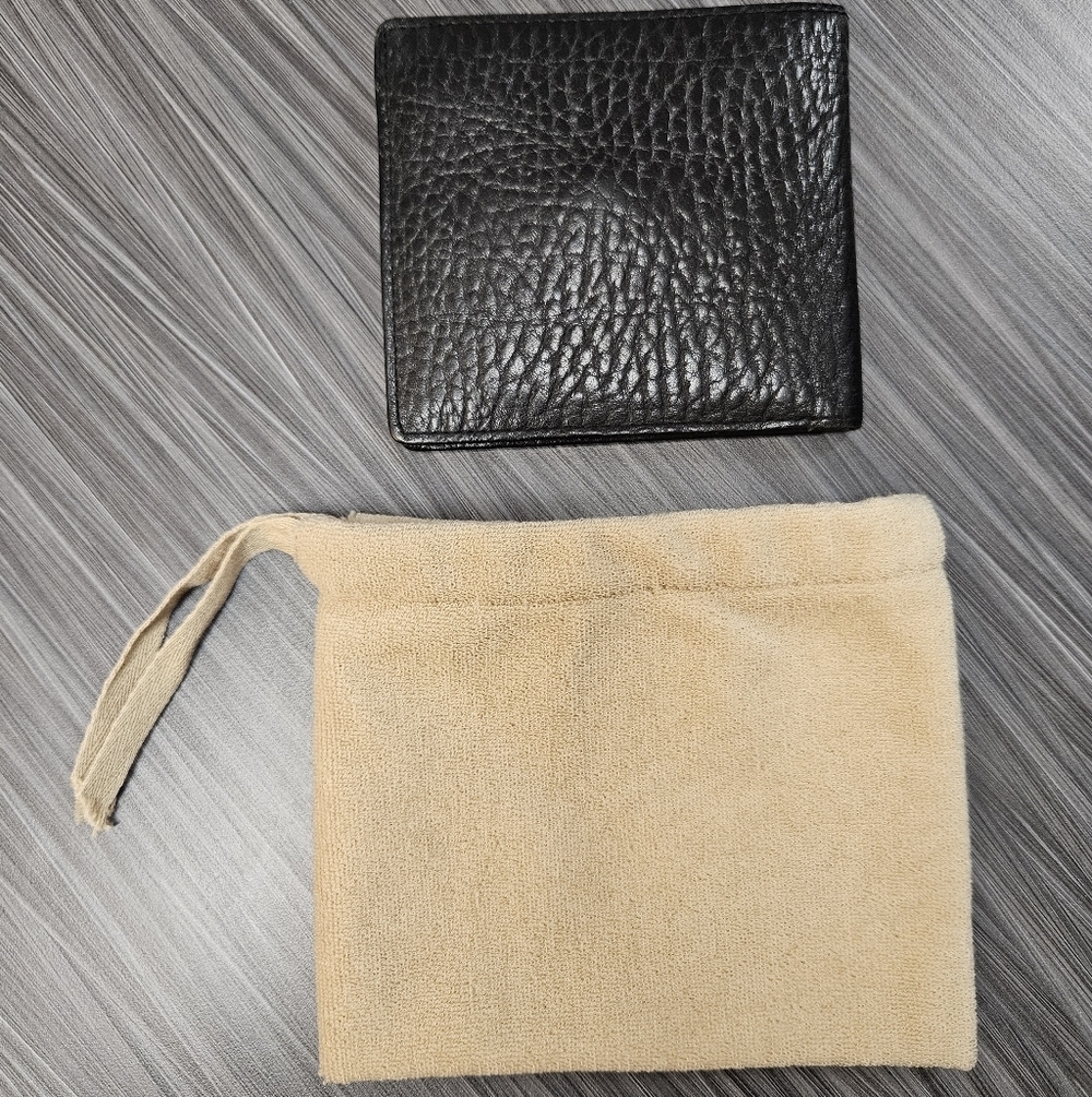 BURBERRYS Vintage Black Leather Bi-Fold Wallet | Mint Condition - Picture 16 of 16